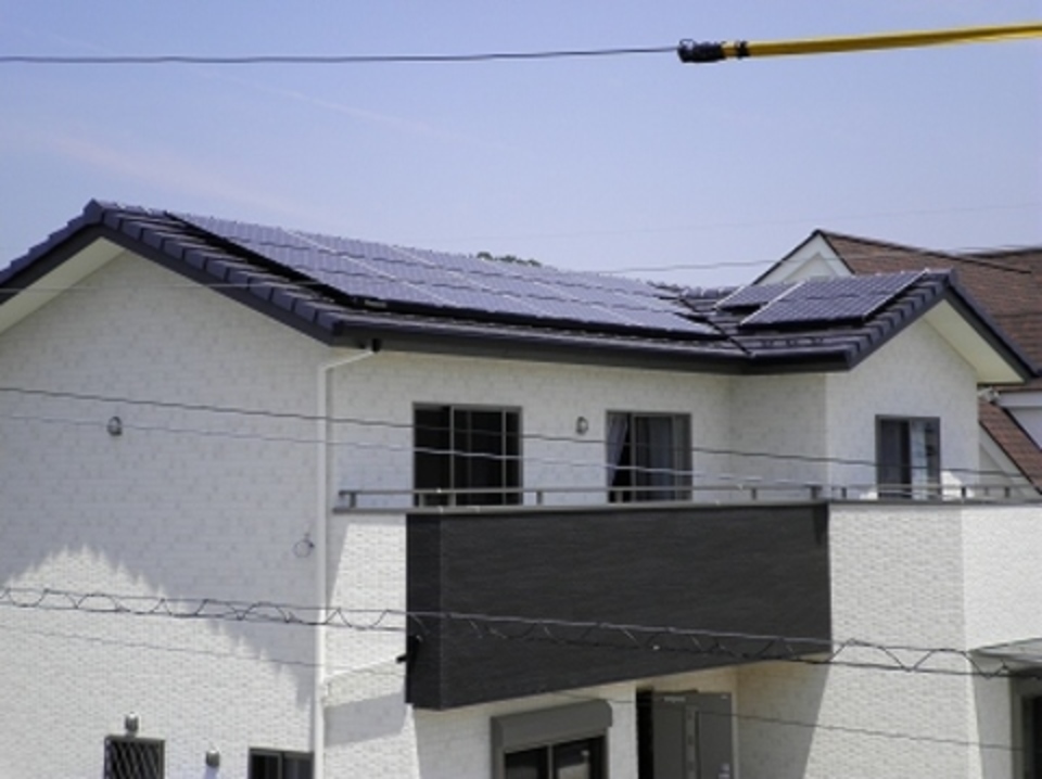 岐阜県美濃加茂市　新築物件にパナソニックの太陽光設置
