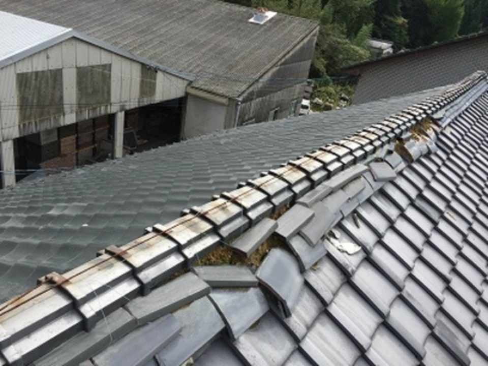 岐阜県瑞浪市　工場の屋根修理