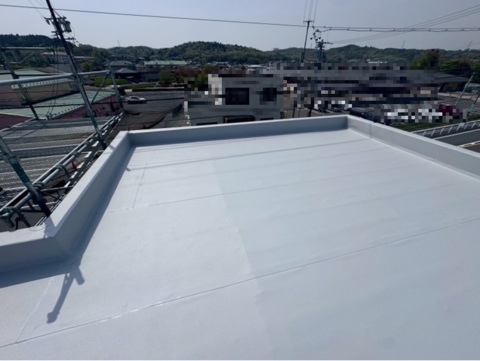 土岐市　フラット屋根（屋上）の防水工事
