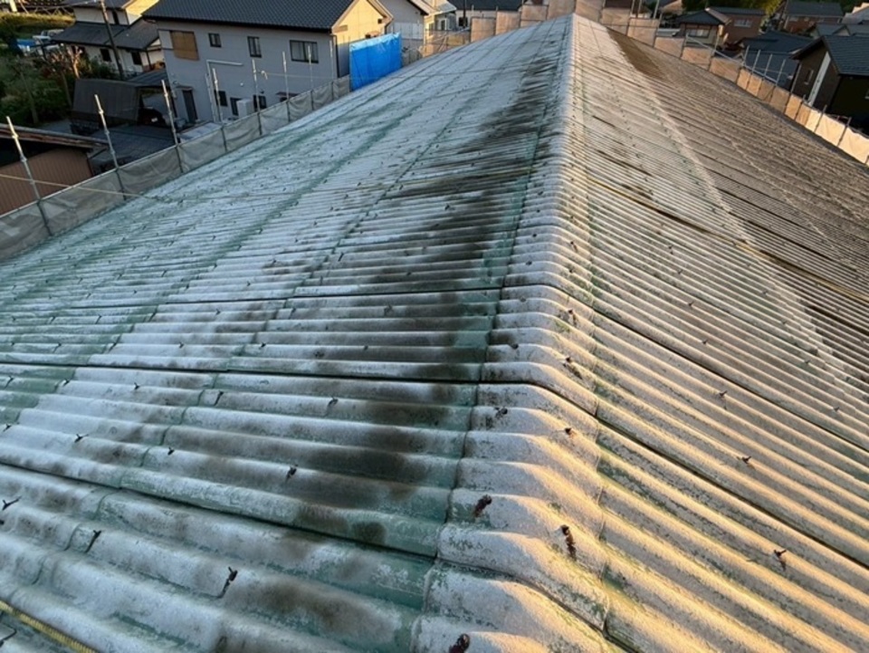 ③ 高圧洗浄と養生