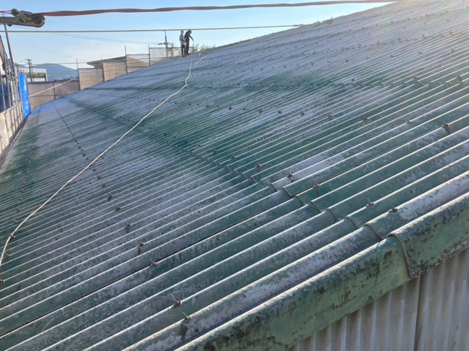 ③ 高圧洗浄と養生