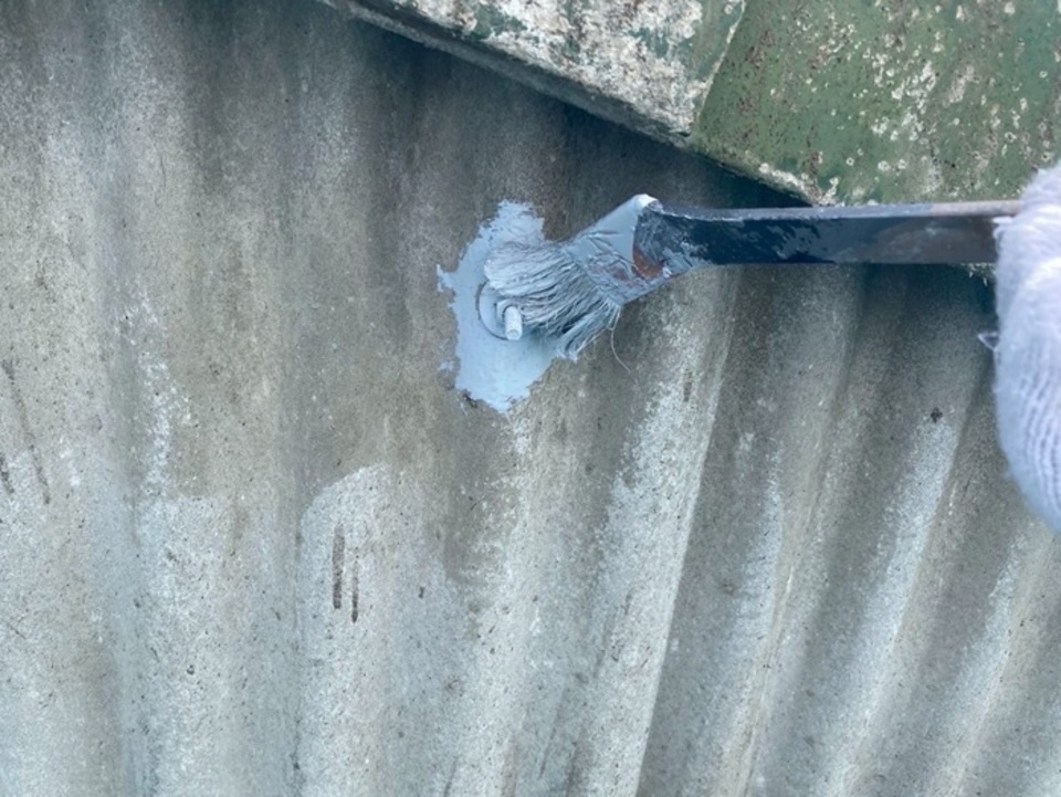 ⑥ 外壁下塗りと仕上げ