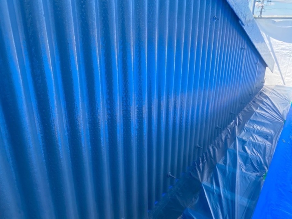 ⑥ 外壁下塗りと仕上げ