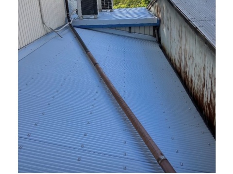瑞浪市　波トタン屋根・折半板金屋根カバー工法