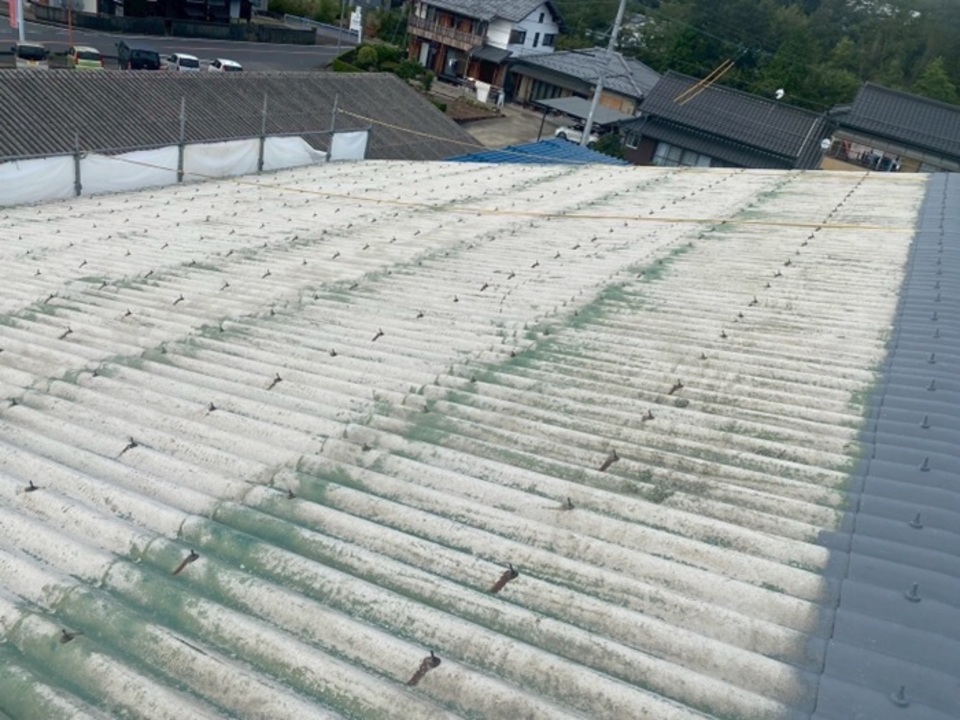 ③ 高圧洗浄と養生