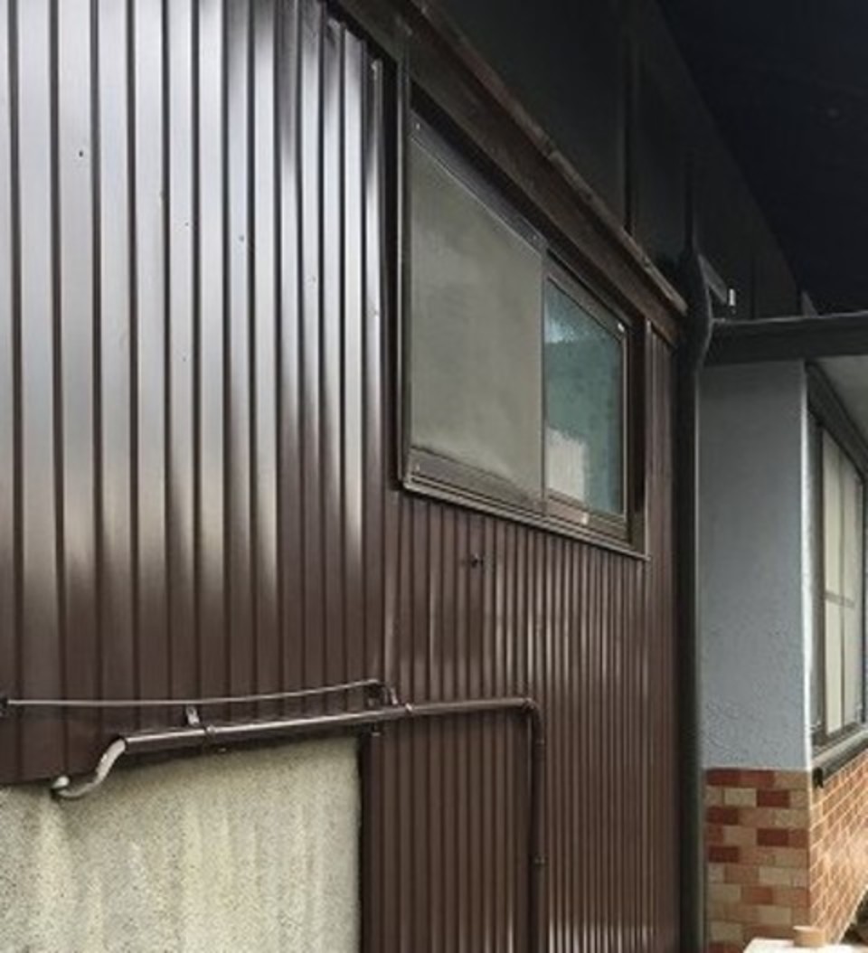 岐阜県可児市　屋根修理・雨樋の交換・壁の塗装工事