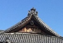 改修前の本殿妻部