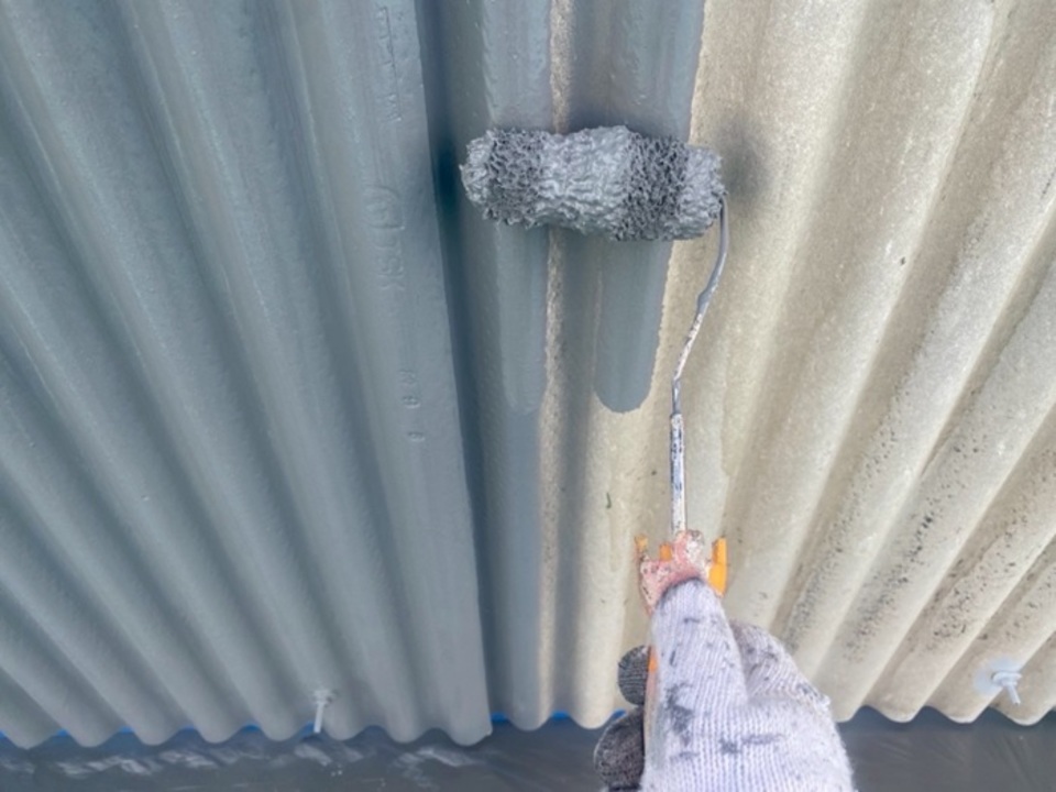 ⑥ 外壁下塗りと仕上げ