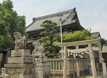 改修前の本殿正面