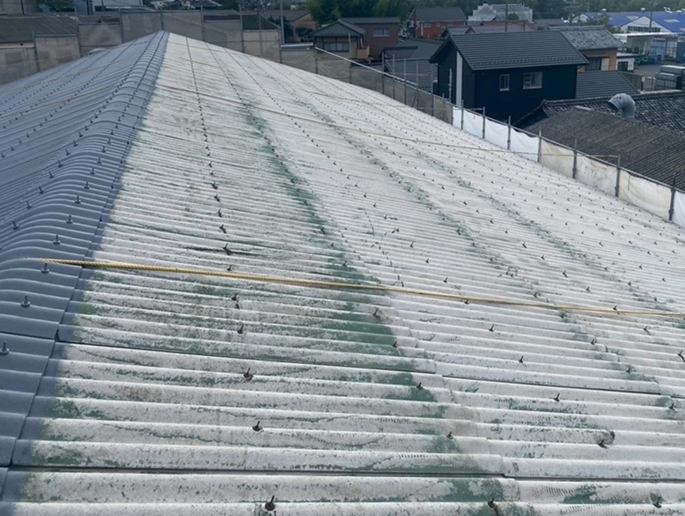 ③ 高圧洗浄と養生