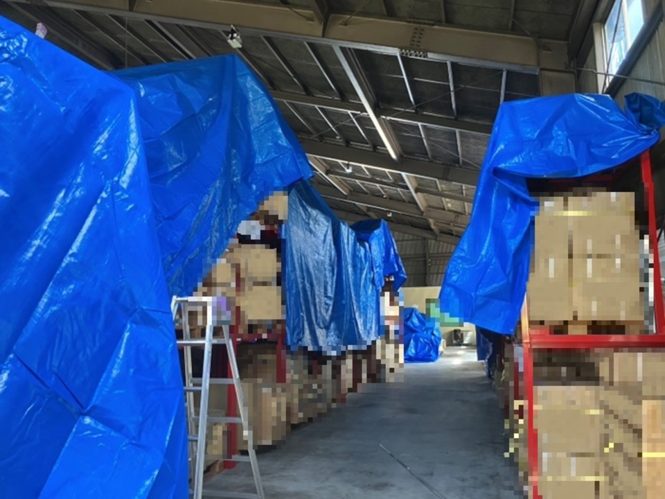 ③ 高圧洗浄と養生