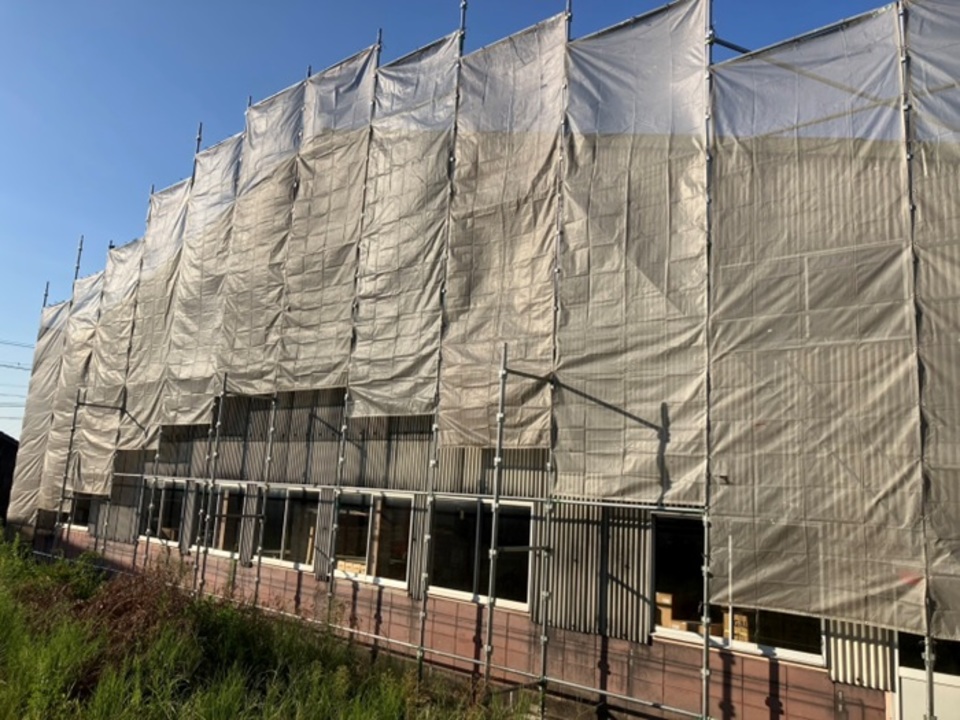 ② 安全足場の設置