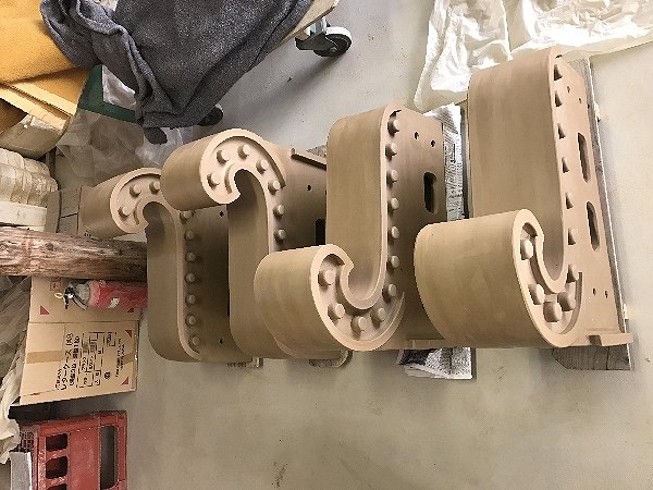 鬼瓦の制作