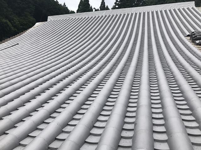 正面平瓦の施工