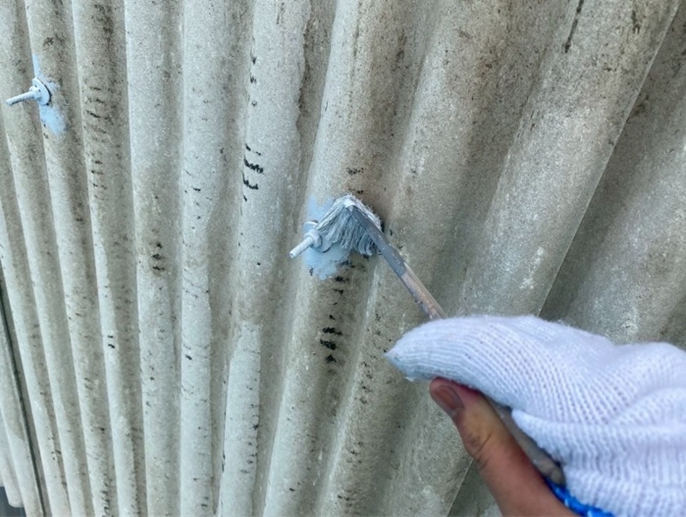 ⑥ 外壁下塗りと仕上げ