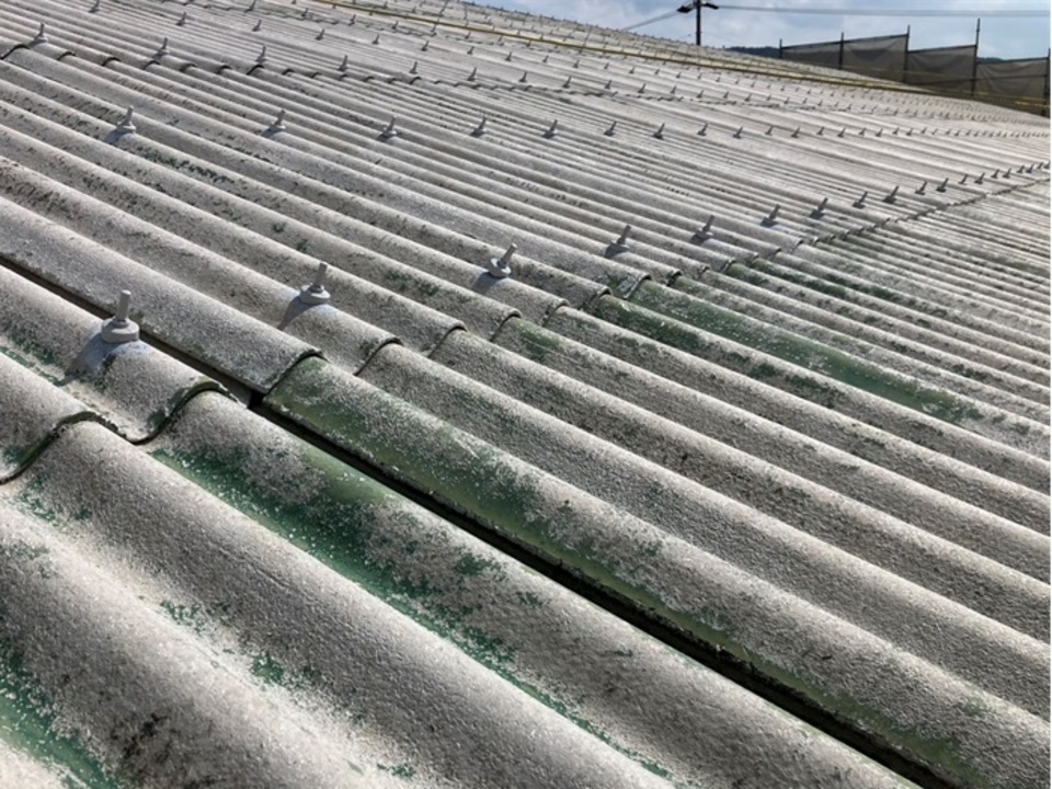 ③ 高圧洗浄と養生