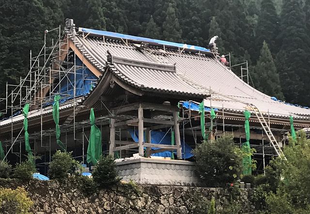 鬼瓦の取り付け