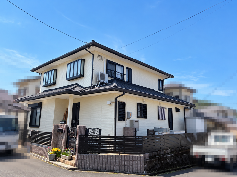 可児市｜スレート屋根のカバー工法・雨とい改修工事