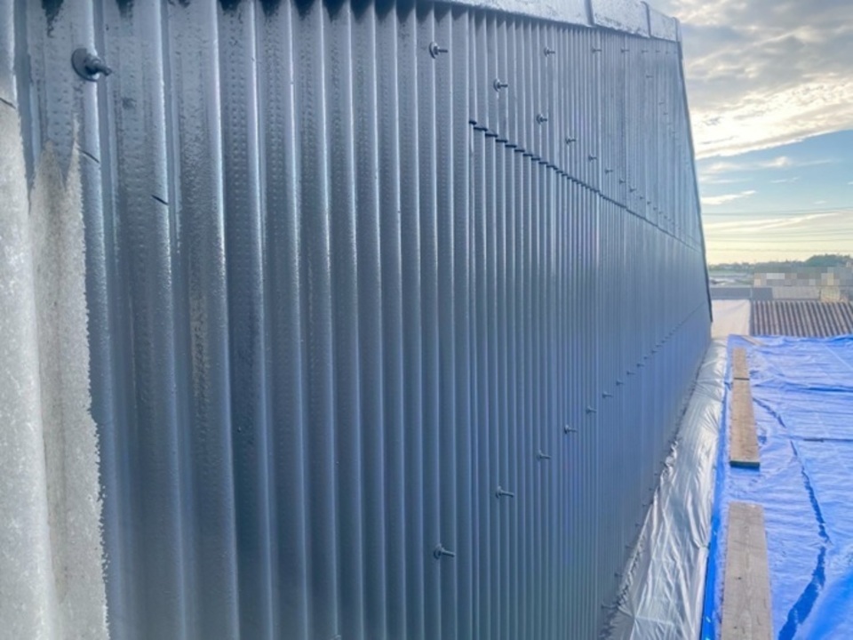 ⑥ 外壁下塗りと仕上げ