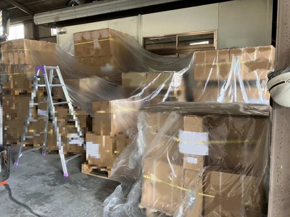 ③ 高圧洗浄と養生