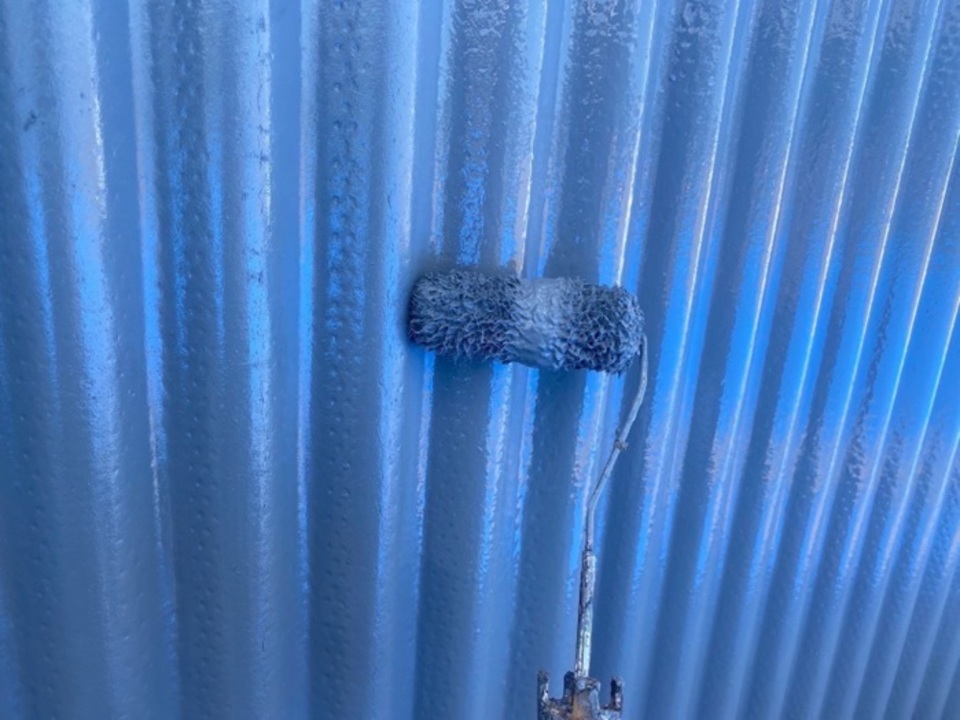 ⑥ 外壁下塗りと仕上げ