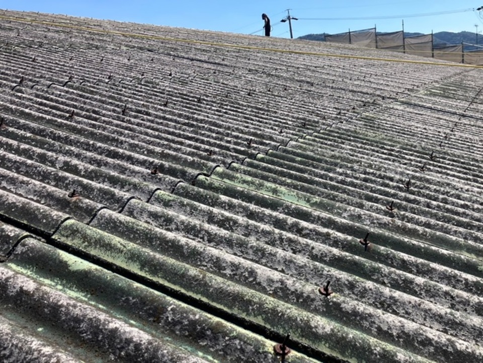 ③ 高圧洗浄と養生