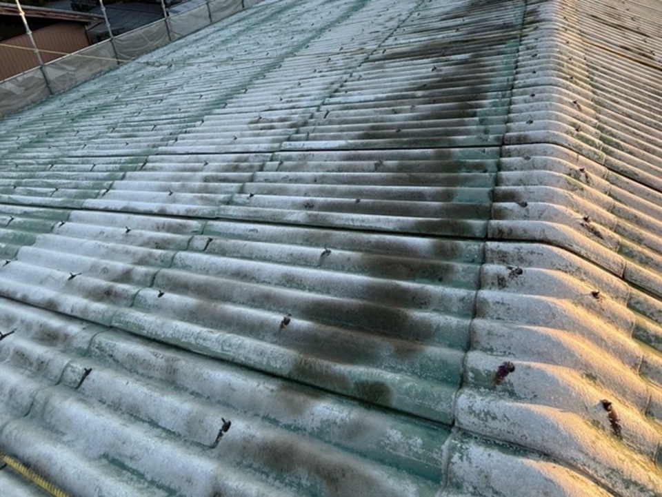 ③ 高圧洗浄と養生