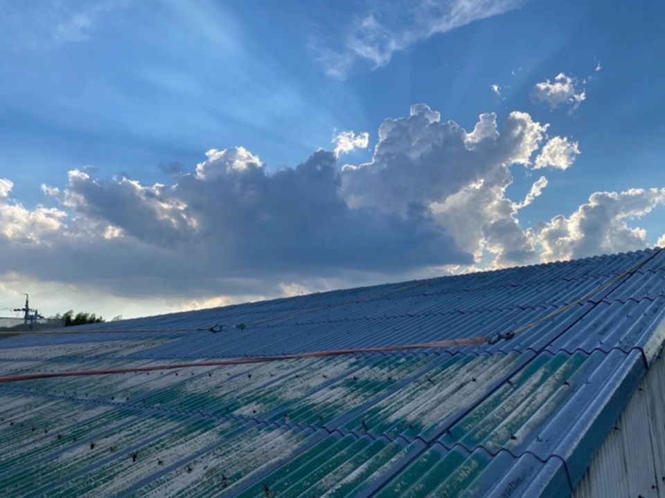 ⑤ 屋根　塗装仕上げ